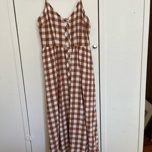 A New Day gingham midi dress
